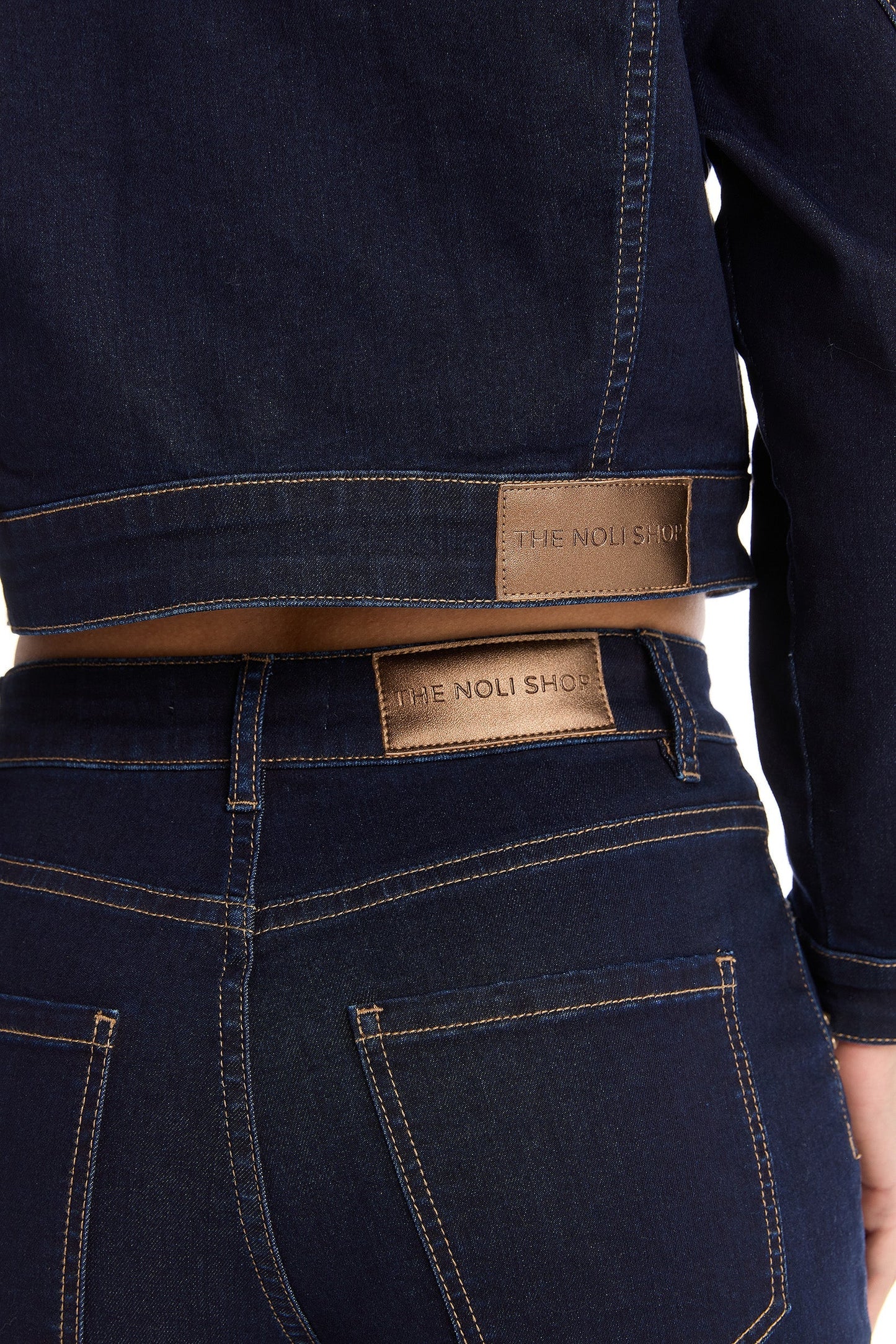 Kaia Studded Jacket - Indigo