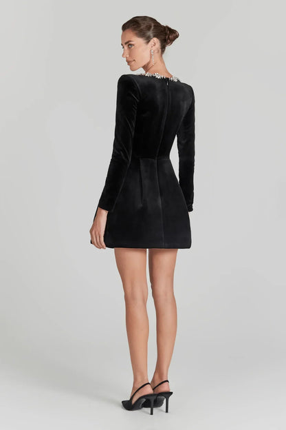 Fiona | Elegant Velvet Dress