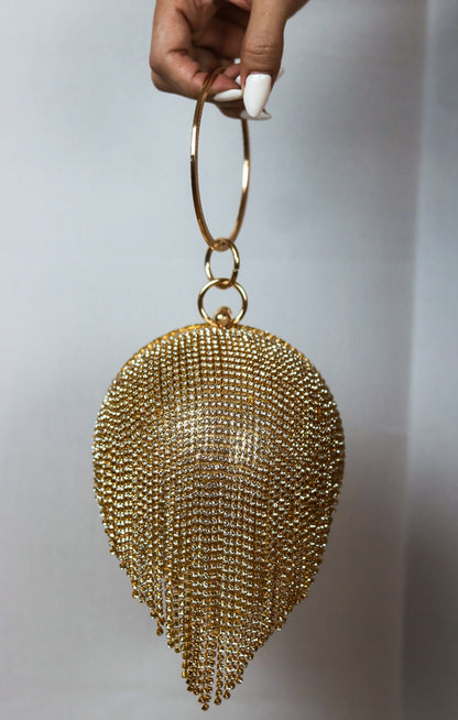 Bolso Clutch Franja
