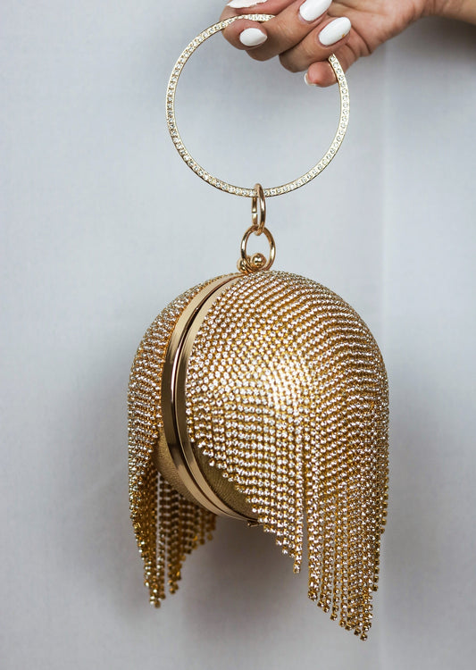 Bolso Clutch Franja