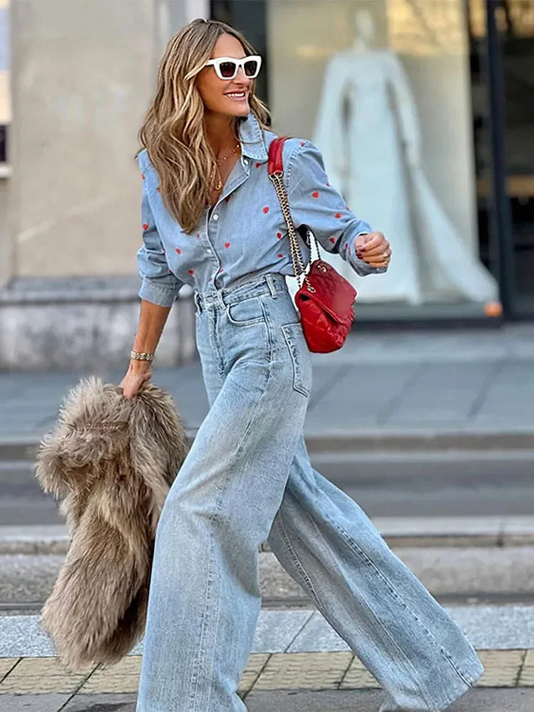Camisa Jeans Passione