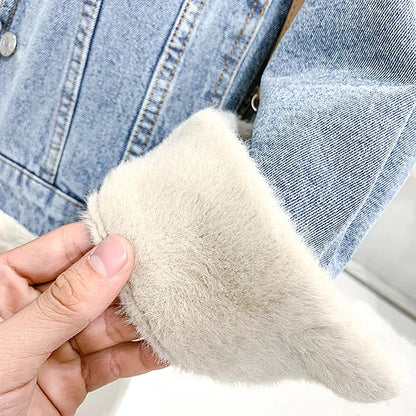 Chaqueta vaquera de felpa Nath
