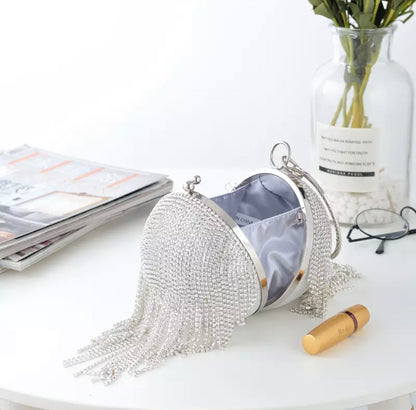 Bolso Clutch Franja