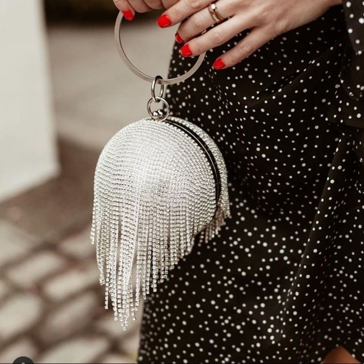 Bolso Clutch Franja