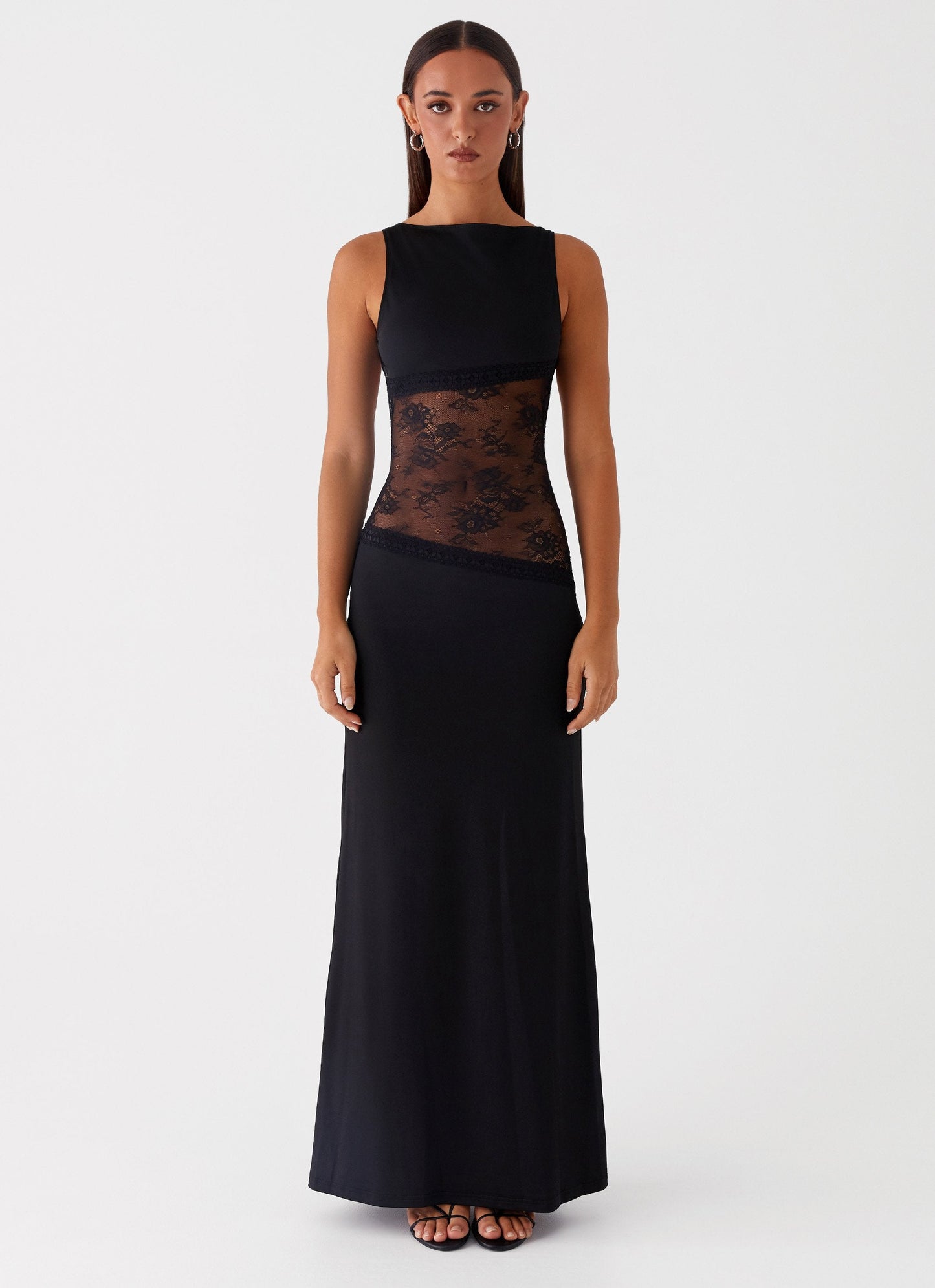Midnight Elegance Maxi Dress
