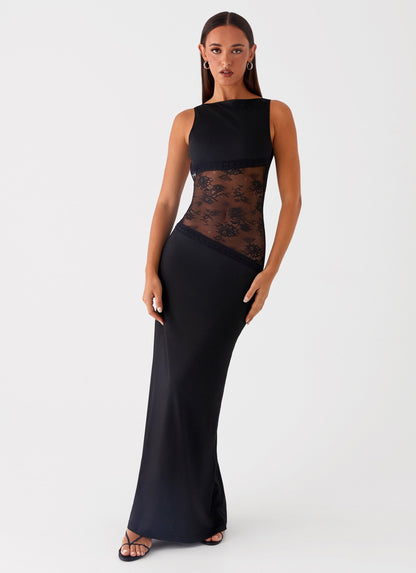 Midnight Elegance Maxi Dress