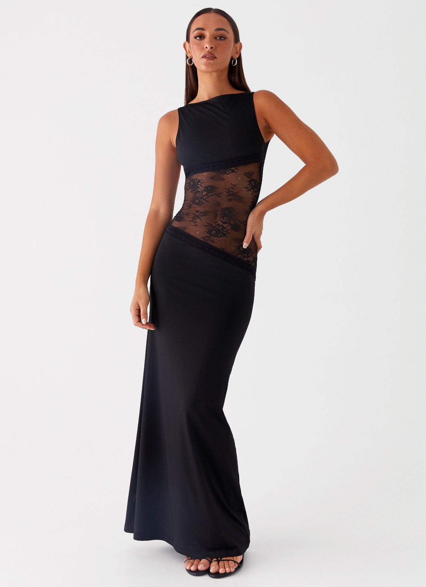 Midnight Elegance Maxi Dress