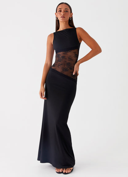 Midnight Elegance Maxi Dress