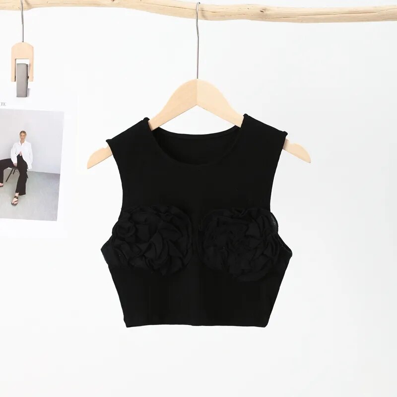 Blusa com Detalhe em Flor July