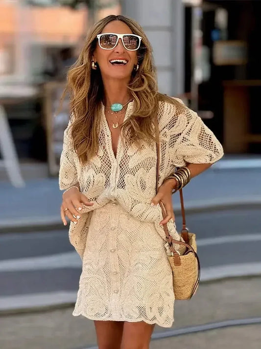 Conjunto Brisa de Verano - Sofisticación Artesanal