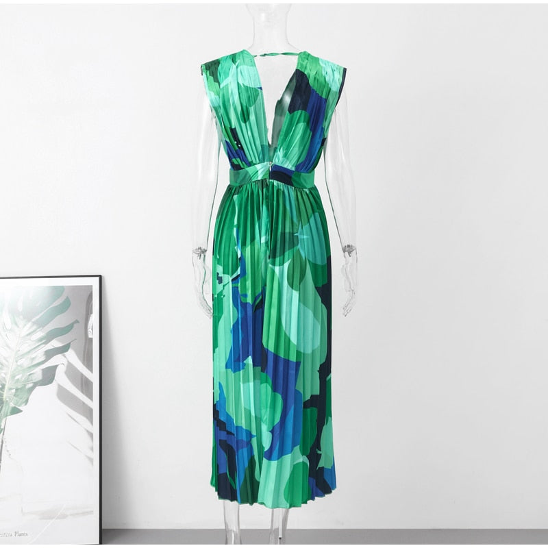Vestido Cruzado Tropical