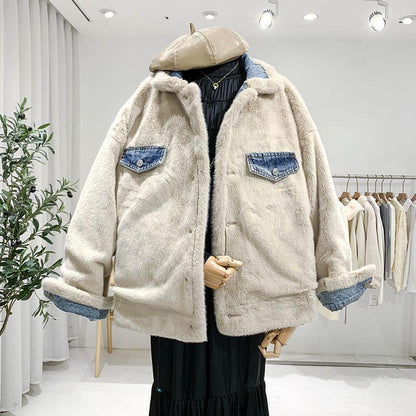 Chaqueta vaquera de felpa Nath