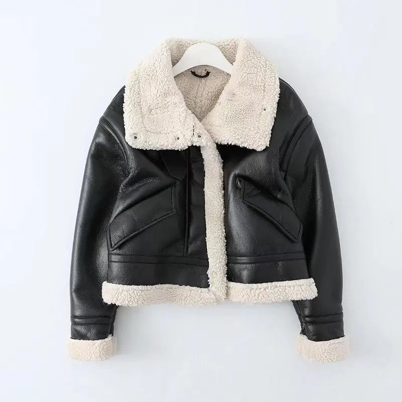 Chaqueta de cuero Tany