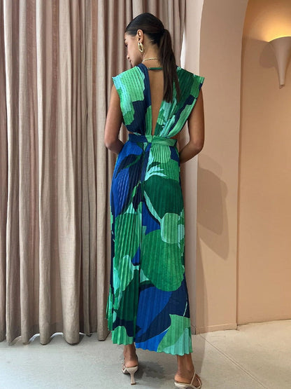 Vestido Cruzado Tropical