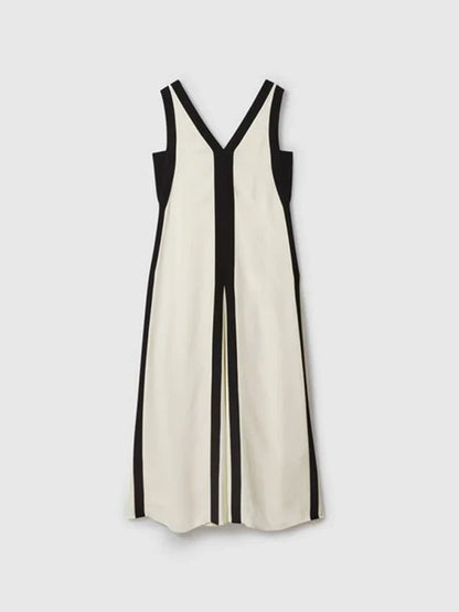 Vestido Maxi Black White