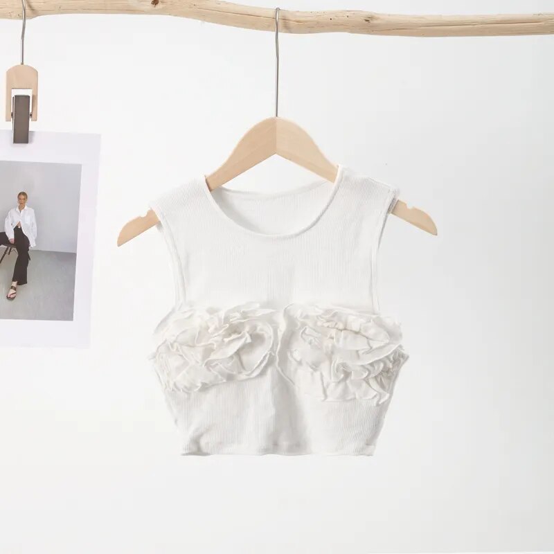 Blusa com Detalhe em Flor July