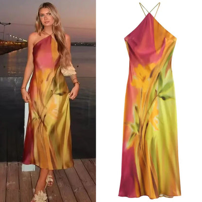 VESTIDO SATINADO TURBON