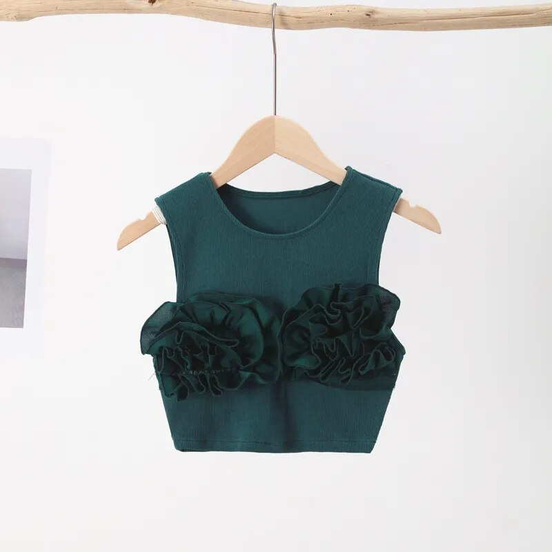 Blusa com Detalhe em Flor July