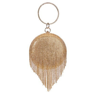 Bolso Clutch Franja