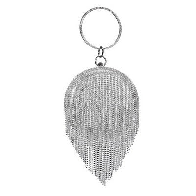 Bolso Clutch Franja
