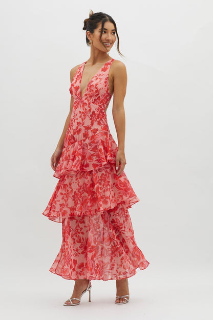 Elara Ruffle Dress