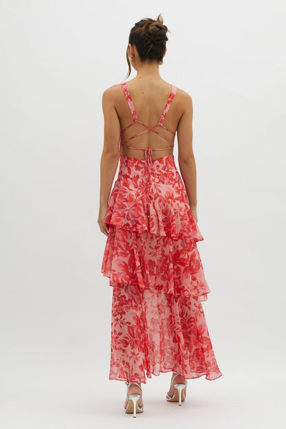 Elara Ruffle Dress