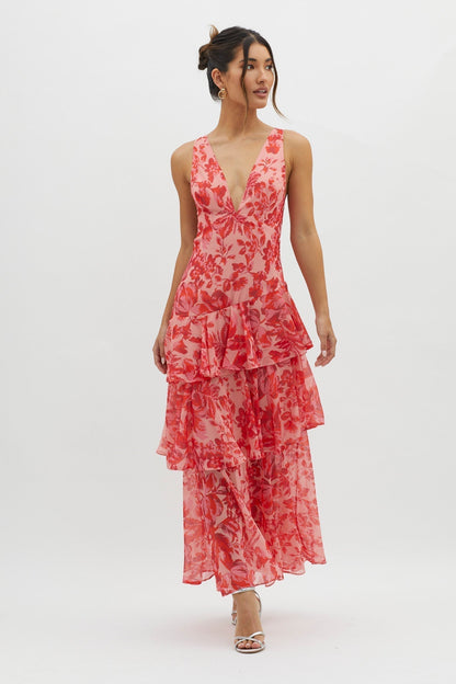 Elara Ruffle Dress
