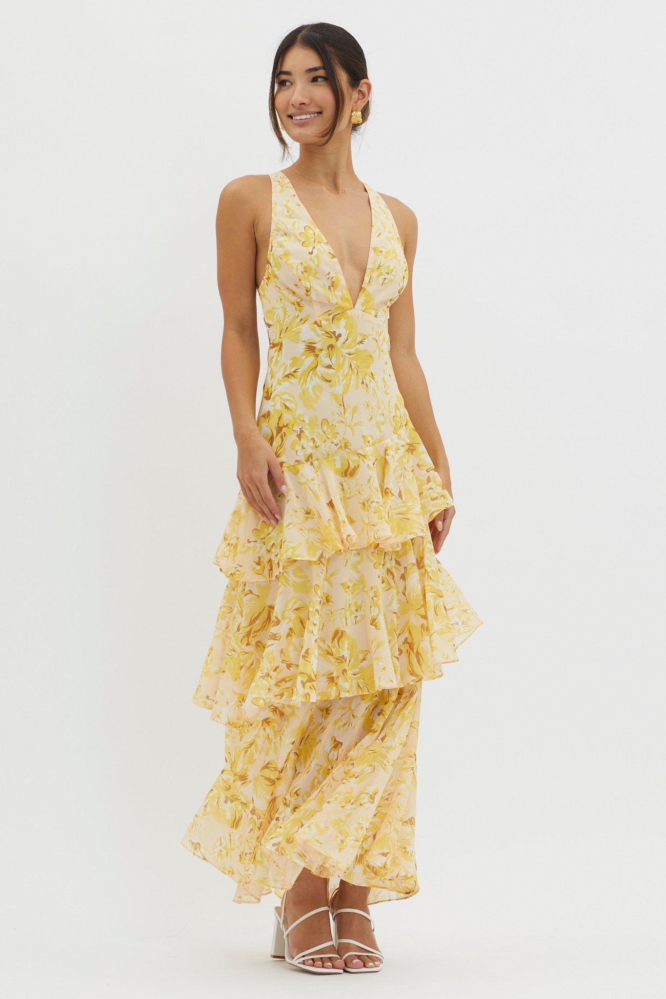 Elara Ruffle Dress