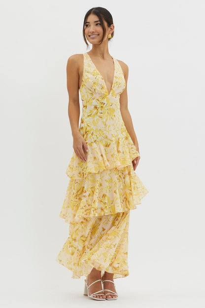 Elara Ruffle Dress