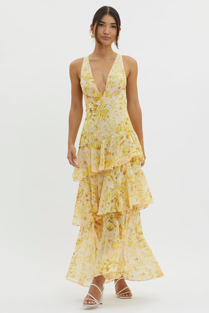 Elara Ruffle Dress