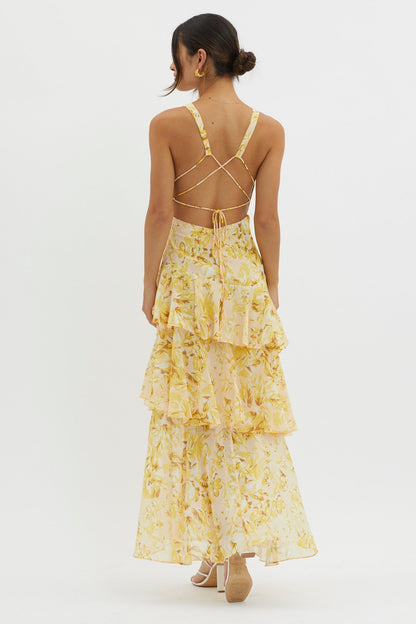 Elara Ruffle Dress