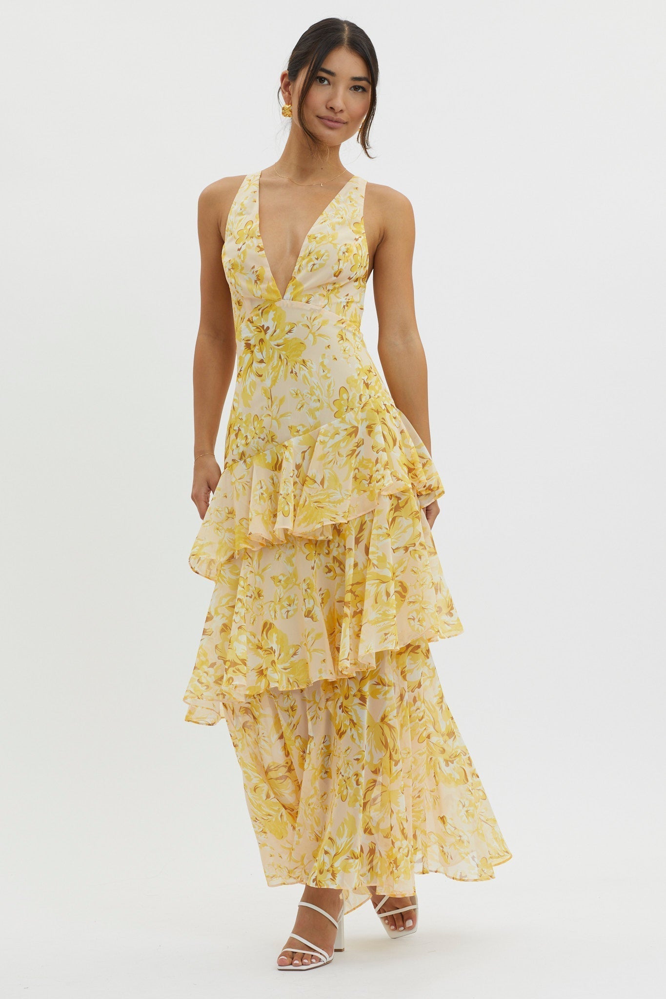 Elara Ruffle Dress