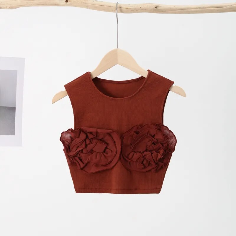 Blusa com Detalhe em Flor July