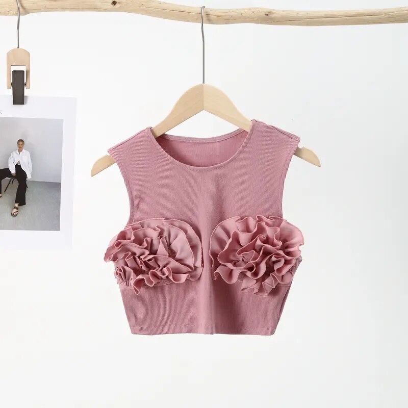 Blusa com Detalhe em Flor July
