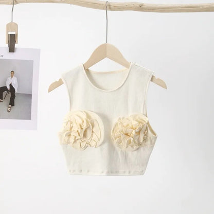 Blusa com Detalhe em Flor July