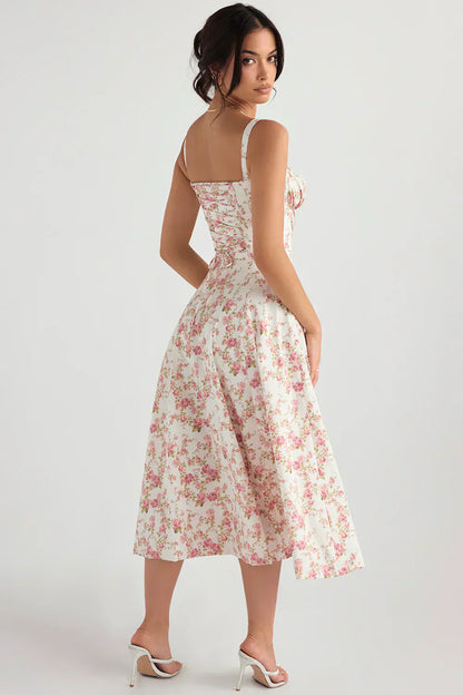 Auksie | Flower Midi dress